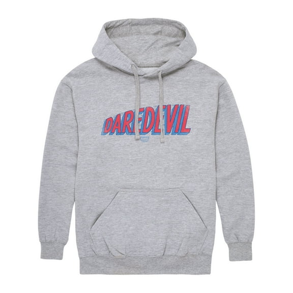 Marvel - Daredevil Logo Tonal Washed - Men's Long Sleeve Fleece Pullover Hoodie