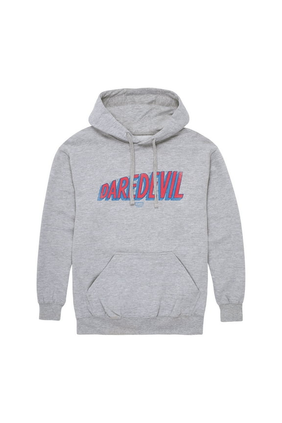 - Daredevil Logo Tonal Washed - Men's Long Sleeve Fleece Pullover Hoodie