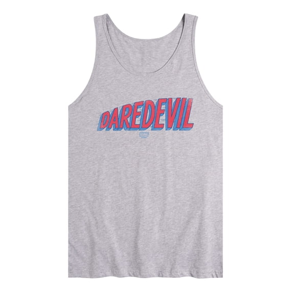 Marvel - Daredevil Logo Tonal Washed - Men's Sleeveless Graphic Tank