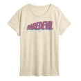 thumbnail image 1 of Marvel - Daredevil Logo Tonal Washed Women's Short Sleeve Graphic T-Shirt, 1 of 4