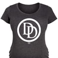 thumbnail image 1 of Marvel - Daredevil Logo - Women's Maternity Scoop Neck Graphic T-Shirt, 1 of 5