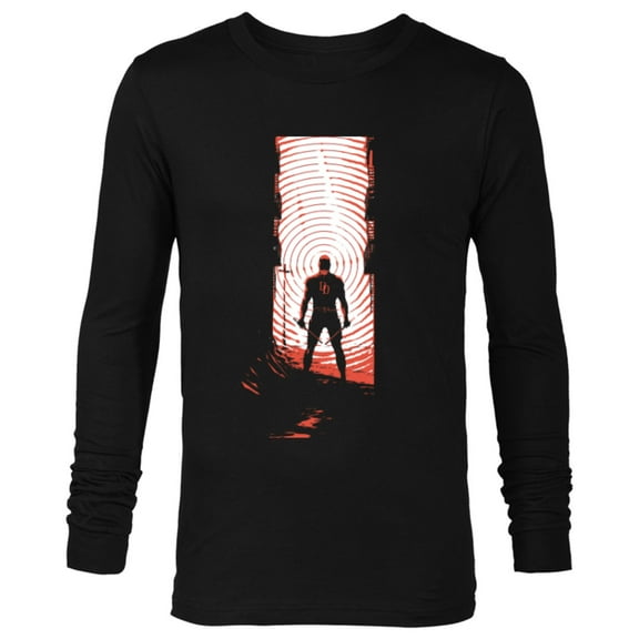 Marvel Daredevil Radar Sense Man Without Fear Variant Cover - Long Sleeve T-Shirt for Men - Customized-Black