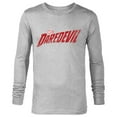 thumbnail image 1 of Marvel Daredevil Series Logo - Long Sleeve T-Shirt for Men - Customized-Athletic Heather, 1 of 5
