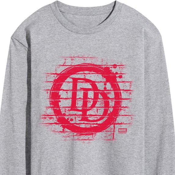 Marvel - Daredevil Spray Logo - Men's Long Sleeve Graphic T-Shirt