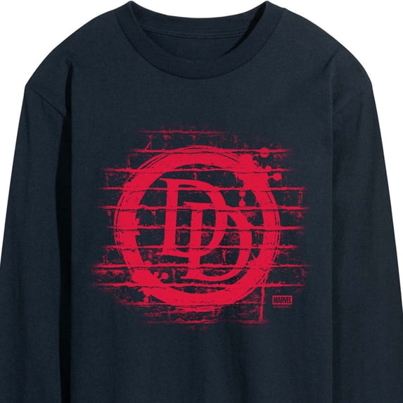 Marvel - Daredevil Spray Logo - Men's Long Sleeve Graphic T-Shirt