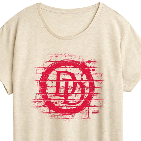 Marvel - Daredevil Spray Logo - Women's Short Sleeve Graphic T-Shirt