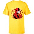 thumbnail image 1 of Marvel Daredevil Super Hero Comic Art City and DD Symbol - Short Sleeve T-Shirt for Kids - Customized-Yellow, 1 of 5