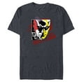 thumbnail image 1 of Marvel Daredevil Super Hero Comic Art Face and DD Logo - Short Sleeve Blended T-Shirt for Adults - Customized-Navy Heather, 1 of 5
