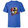 thumbnail image 1 of Marvel Daredevil Super Hero Comic Art Face and DD Logo - Short Sleeve T-Shirt for Kids - Customized-Royal, 1 of 5