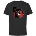 thumbnail image 1 of Marvel Daredevil Super Hero Comic Art Face in DD Symbol - Short Sleeve Cotton T-Shirt for Adults - Customized-Black, 1 of 5