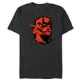 thumbnail image 1 of Marvel Daredevil Super Hero Comic Art Red & Black Face Raw - Short Sleeve Blended T-Shirt for Adults - Customized-Dark Heather, 1 of 5