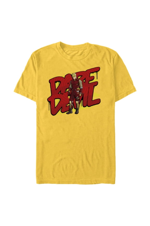 Daredevil Yellow and Red Suit She-Hulk Disney+ - Short Sleeve Blended T-Shirt for Adults - Customized-Yellow