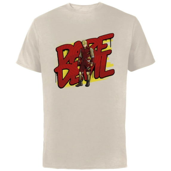 Marvel Daredevil Yellow and Red Suit She-Hulk Disney+ - Short Sleeve Cotton T-Shirt for Adults - Customized-Natural