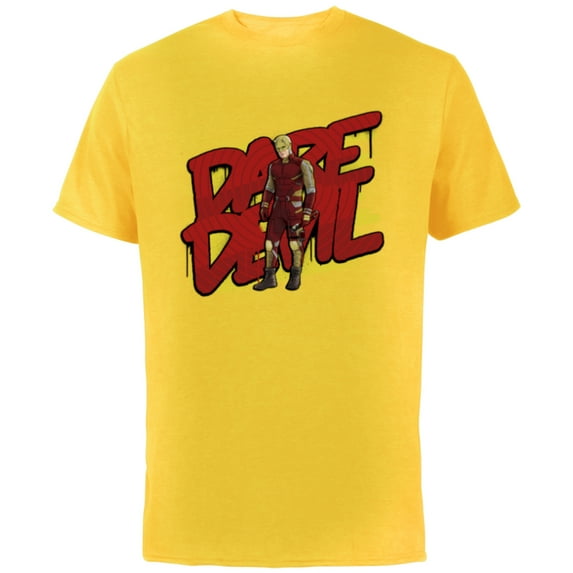 Marvel Daredevil Yellow and Red Suit She-Hulk Disney+ - Short Sleeve Cotton T-Shirt for Adults - Customized-Yellow