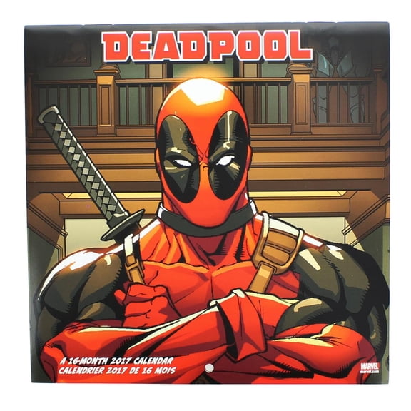 Marvel Deadpool 2017 Wall Calendar