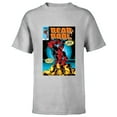 thumbnail image 1 of Marvel Deadpool #26 AIM Drums 1999 Classic Comic Cover - Short Sleeve T-Shirt for Kids - Customized-Athletic Heather, 1 of 5