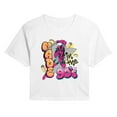 thumbnail image 1 of Marvel - Deadpool 90S Graffiti - Juniors Cropped Short Sleeve Graphic T-Shirt, 1 of 4