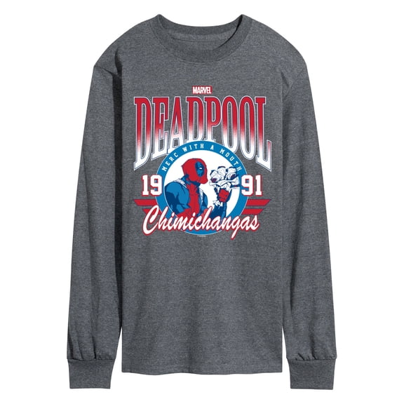 Marvel Deadpool - Athletic - Men's Long Sleeve Graphic T-Shirt