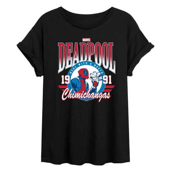 Marvel Deadpool - Athletic - Women's Oversized Graphic T-Shirt