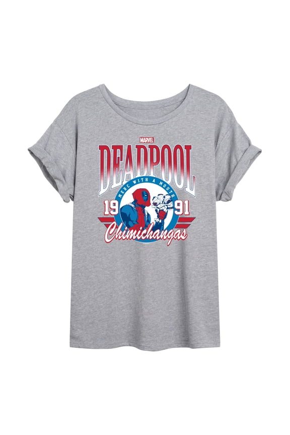 Deadpool - Athletic - Women's Oversized Graphic T-Shirt