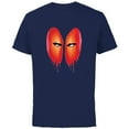 thumbnail image 1 of Marvel Deadpool Blood Drip Eyes Mask Comic Art - Short Sleeve Cotton T-Shirt for Adults - Customized-Navy, 1 of 5