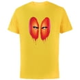 thumbnail image 1 of Marvel Deadpool Blood Drip Eyes Mask Comic Art - Short Sleeve Cotton T-Shirt for Adults - Customized-Yellow, 1 of 5