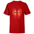 thumbnail image 1 of Marvel Deadpool Blood Drip Eyes Mask Comic Art - Short Sleeve T-Shirt for Kids - Customized-Red, 1 of 5