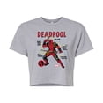 thumbnail image 1 of Marvel Deadpool - Blueprint - Juniors Cropped Graphic T-Shirt, 1 of 5