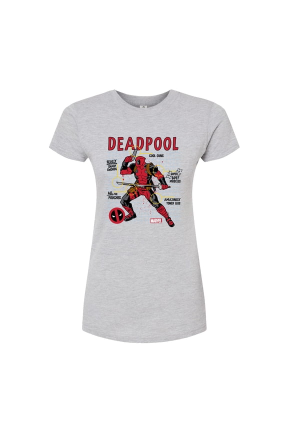 Deadpool - Blueprint - Juniors Fitted Graphic T-Shirt