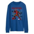 thumbnail image 1 of Marvel Deadpool - Blueprint - Men's Long Sleeve Graphic T-Shirt, 1 of 5