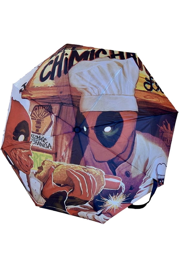 Marvel Deadpool Chimichanga Bottle Umbrella Apparel