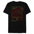 thumbnail image 1 of Marvel Deadpool Chimichangas Despicable Food Truck - Short Sleeve Blended T-Shirt for Adults - Customized-Black, 1 of 5