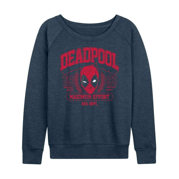 Marvel Deadpool - Collegiate - Women's French Terry Pullover Sweatshirt