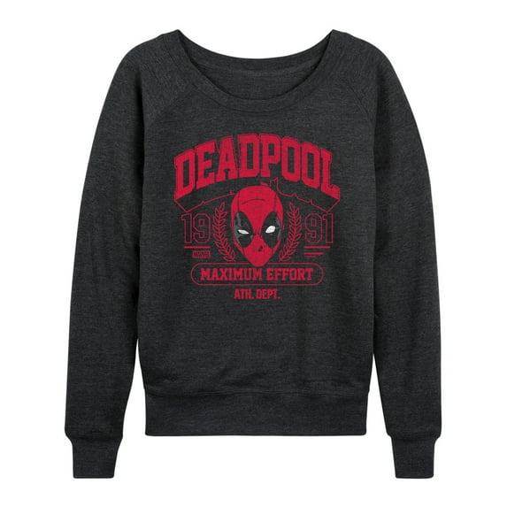 Marvel Deadpool - Collegiate - Women's French Terry Pullover Sweatshirt