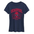 thumbnail image 1 of Marvel Deadpool - Collegiate - Women's Short Sleeve Graphic T-Shirt, 1 of 5