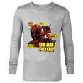 thumbnail image 1 of Marvel Deadpool Comic Art - Long Sleeve T-Shirt for Men - Customized-Athletic Heather, 1 of 5