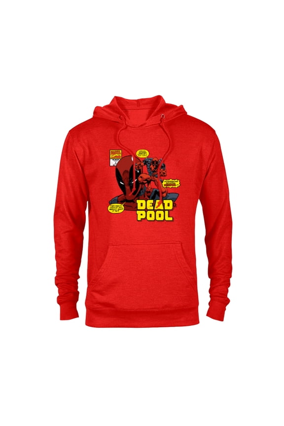 Deadpool Comic Art - Pullover Hoodie for Adults - Customized-Red