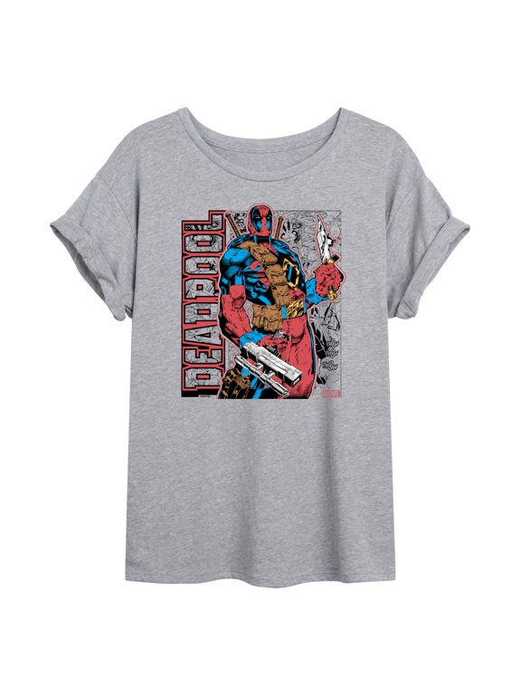 - Deadpool Comic Book Panel Women's Relaxed Fit T-Shirt