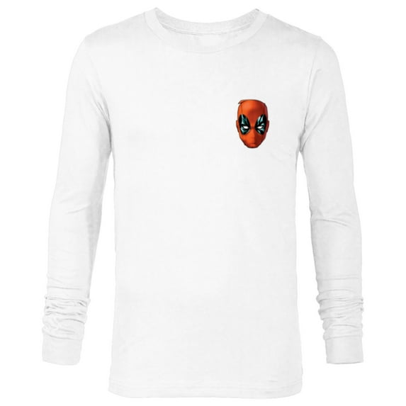 Marvel Deadpool Comic Despicable Deadpool Mask Corner Art - Long Sleeve T-Shirt for Men - Customized-White