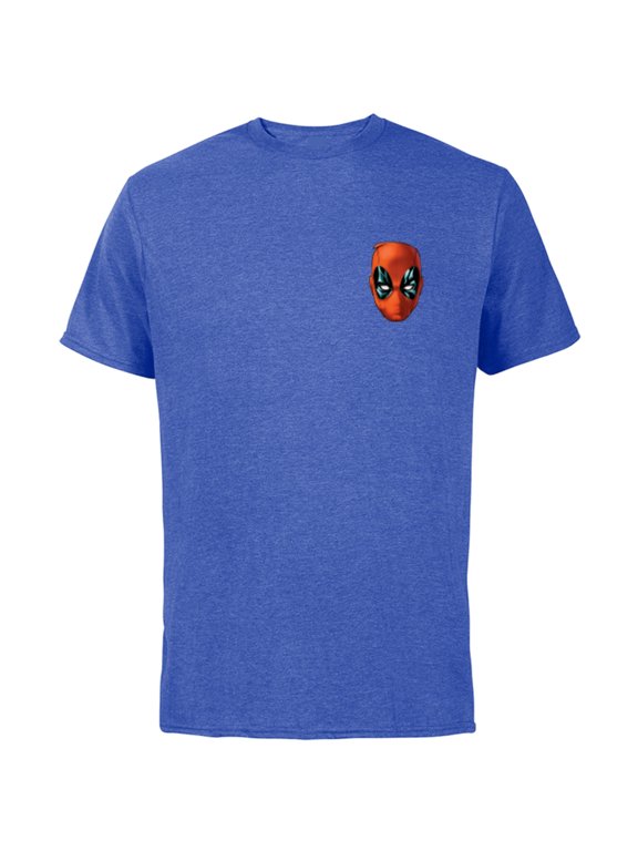 Deadpool Comic Despicable Deadpool Mask Corner Art - Short Sleeve Cotton T-Shirt for Adults - Customized-Royal Heather