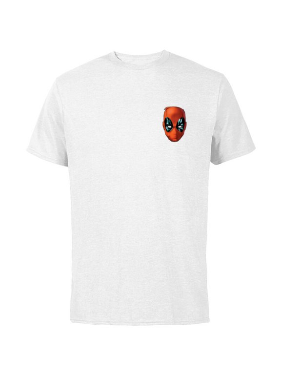 Deadpool Comic Despicable Deadpool Mask Corner Art - Short Sleeve Cotton T-Shirt for Adults - Customized-White
