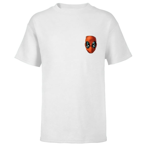 Marvel Deadpool Comic Despicable Deadpool Mask Corner Art - Short Sleeve T-Shirt for Kids - Customized-White