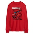 thumbnail image 1 of Marvel - Deadpool Comic - Men's Long Sleeve Graphic T-Shirt, 1 of 3