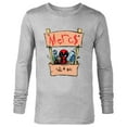 thumbnail image 1 of Marvel Deadpool Comic Mercs 1 Mil Booth Cute Style - Long Sleeve T-Shirt for Men - Customized-Athletic Heather, 1 of 5