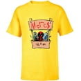 thumbnail image 1 of Marvel Deadpool Comic Mercs 1 Mil Booth Cute Style - Short Sleeve T-Shirt for Kids - Customized-Yellow, 1 of 5