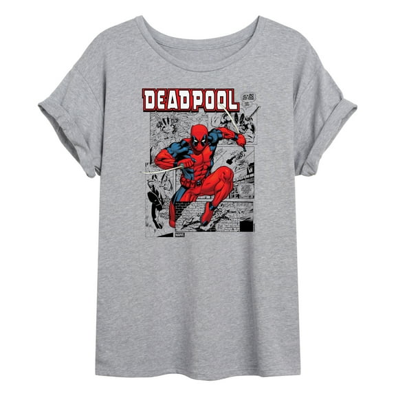 Marvel - Deadpool Comic - Women's Oversized Graphic T-Shirt
