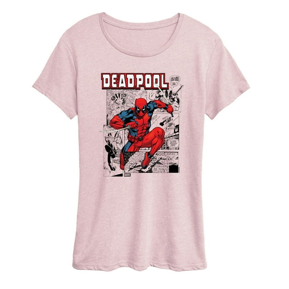 Marvel - Deadpool Comic - Women's Short Sleeve Graphic T-Shirt