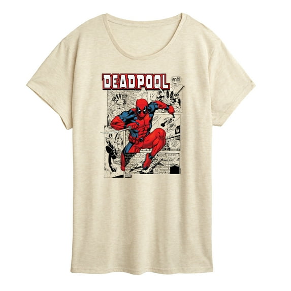 Marvel - Deadpool Comic - Women's Short Sleeve Graphic T-Shirt