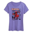 thumbnail image 1 of Marvel - Deadpool Comic - Women's Short Sleeve Graphic T-Shirt, 1 of 3