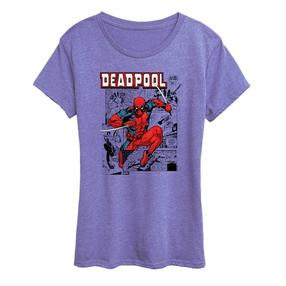 Marvel - Deadpool Comic - Women's Short Sleeve Graphic T-Shirt